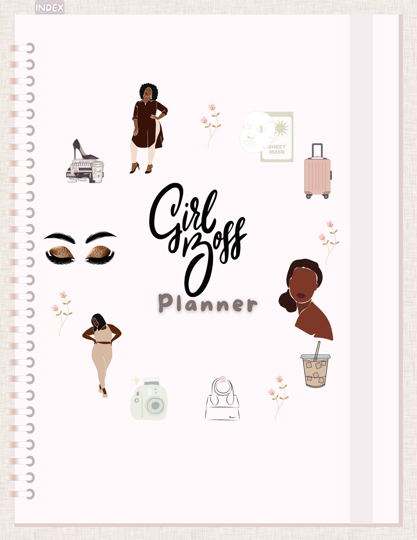 Digital Planner | Girl Boss Planner | GoodNotes Planner | iPad Planner | Daily Planner, Weekly Planner, Monthly Planner | Undated Planner