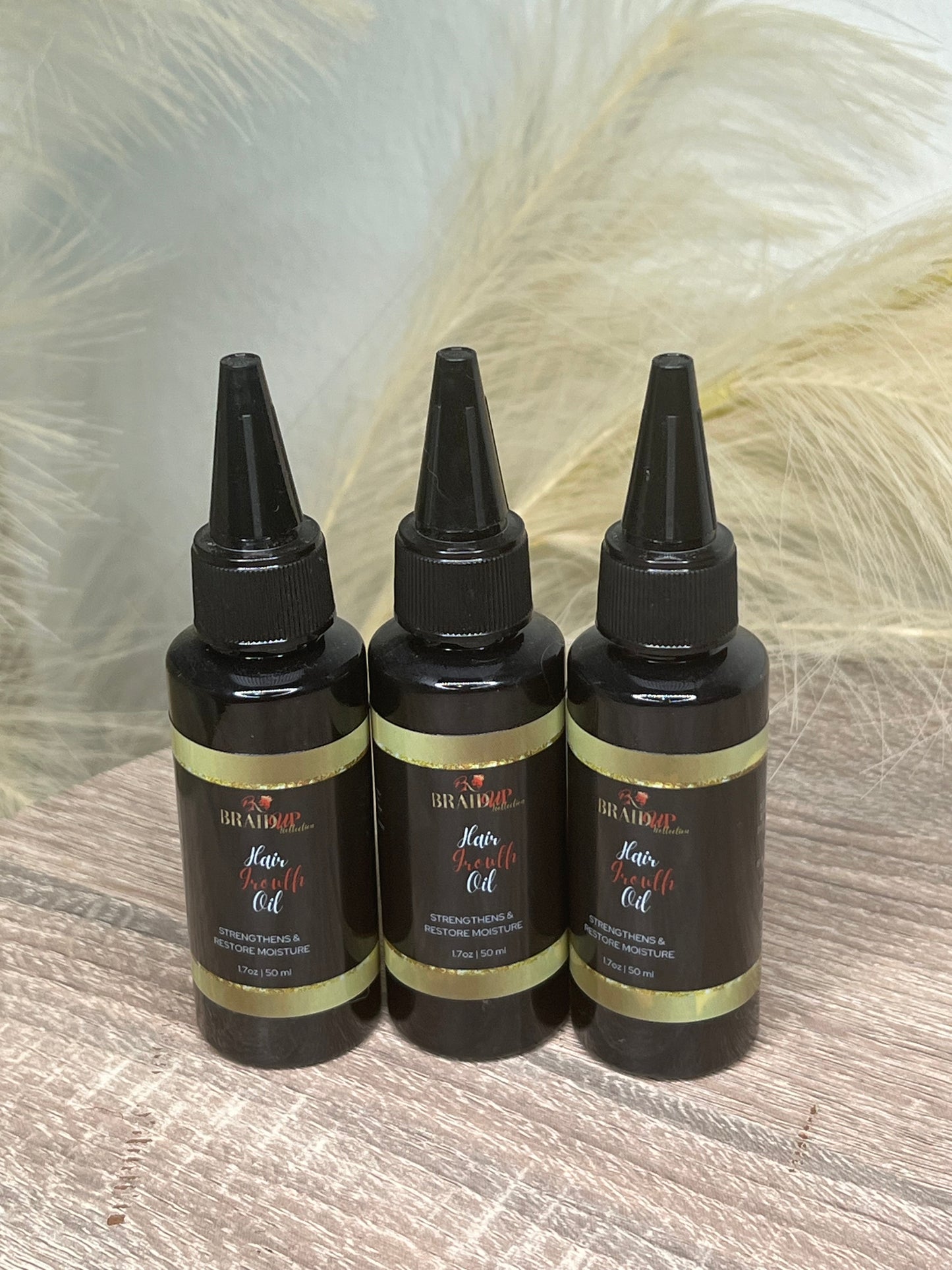 Hair Growth Oil with Biotin, Argan Oil, and Vitamin E